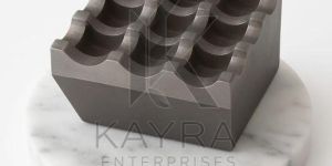 Modern Decorative Metal Ashtray with Ripple Texture