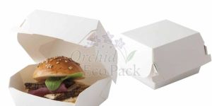 Large White Burger Box