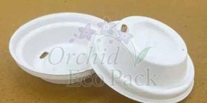 Round Biodegradable Sugarcane Bagasse Cup Lid