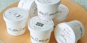 Round White Paper Food Container