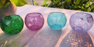 Rolly Polly Glass Candle Votive