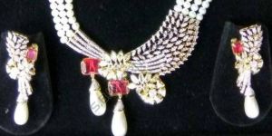 Premium Pearl Beaded Necklace Set