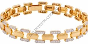 Radiant Bond Gold Diamond Bracelet
