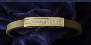 Serenique Gold Diamond Men Bracelet