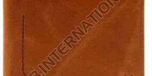 Tan Double Fold Designer Wallet