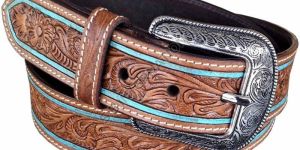 Tan Handmade Genuine Leather Belt