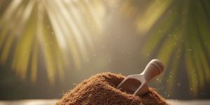 Brown Coconut Shell Powder