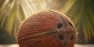 Fresh Whole Brown Coconut