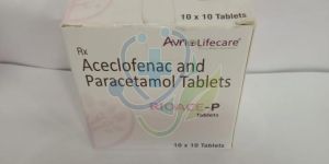Rioace P Aceclofenac Paracetamol Tablet