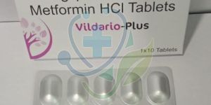 Vildario Plus Vildagliptin Metform HCL Tablet