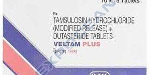 Veltam Plus Tamsulosin Hydrochloride Dutasteride Tablet