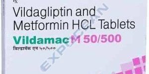 Vildamac M Vildagliptin 50mg Metformin 500mg Tablet