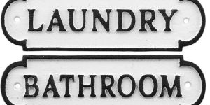 Rectangular Cast Iron Sign Board