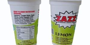 180ml Polypropylene Energy Drink Disposable Glass