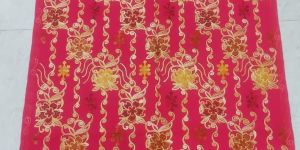 Ladies Red Embroidered Kashmiri Pashmina Shawl