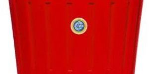 Red Virgin Plastic Fence Pot