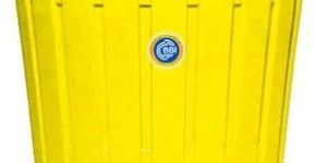 Yellow Virgin Plastic Fence Pot