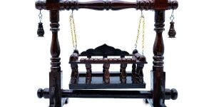 Wooden Jhula - Wooden Pooja Thali