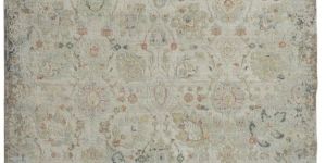 Saaj Traditional Abstract Hand Knotted Multi Beige Carpet
