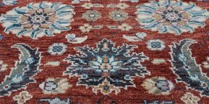 Viraaj Traditional Hand Knotted Deep Brown Carpet