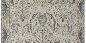Viraaj Traditional Hand Knotted Ivory Carpet