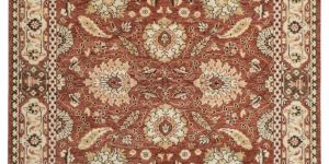 Viraaj Traditional Hand Knotted Rich Brown Carpet