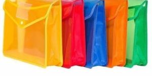 Cross Line Button File Folder