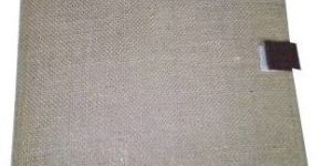 Two-Tone Jute Document Folder