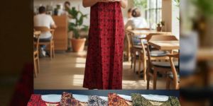 Printed Cotton Night Gown