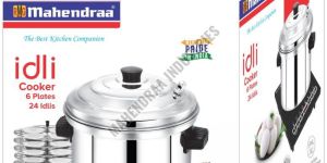 6 Plate Stainless Steel Idly Cooker