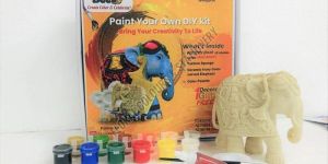 Funn Bee 3D Elephant Painting Craft Kit