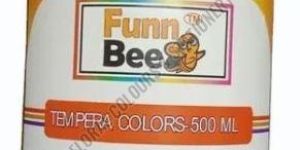 Funn Bee 500ml Yellow Tempera Colors Bottle