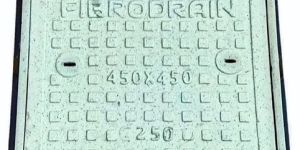 Fibrodrain FRP Manhole Cover with Frame