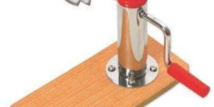 Wooden Base Coconut Scraper