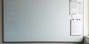 White Magnetic White Board