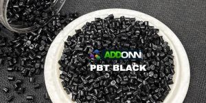 PBT Plain Black Plastic Compound