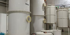 6000 CFM Vertical FRP Industrial Fume Hood System