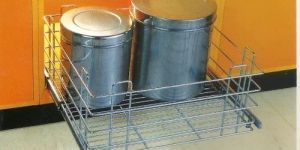 Stainless Steel Grain Trolley Basket