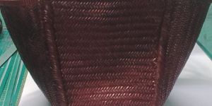 Leather Weaving Bag