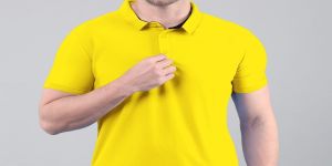 Mens Yellow Sap Matty Dri Fit Polo T-Shirts