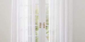 White Sheer Curtain
