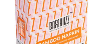 Bammbuzz Tangerine Bamboo Napkin