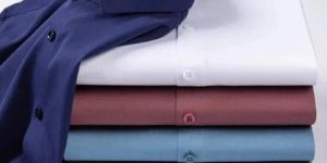 Mens Multicolor Plain Cotton Shirt