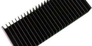 250x95x40 Mm Black Aluminium Heat Sink