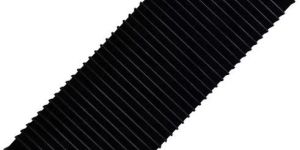 275x100x20 Mm Black Aluminium Heat Sink