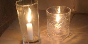 White Parafin Tapered Candle