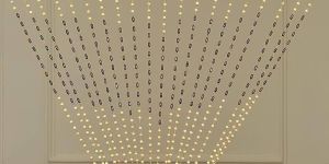 Brown Wooden Beaded Curtain