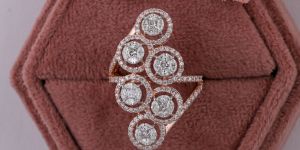 Ladies Heavy Diamond Ring