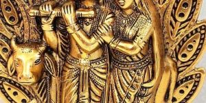 2*6*9 Inch, Cow Radhakrishna Statue