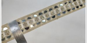 Embroidered Mirror Work Lace